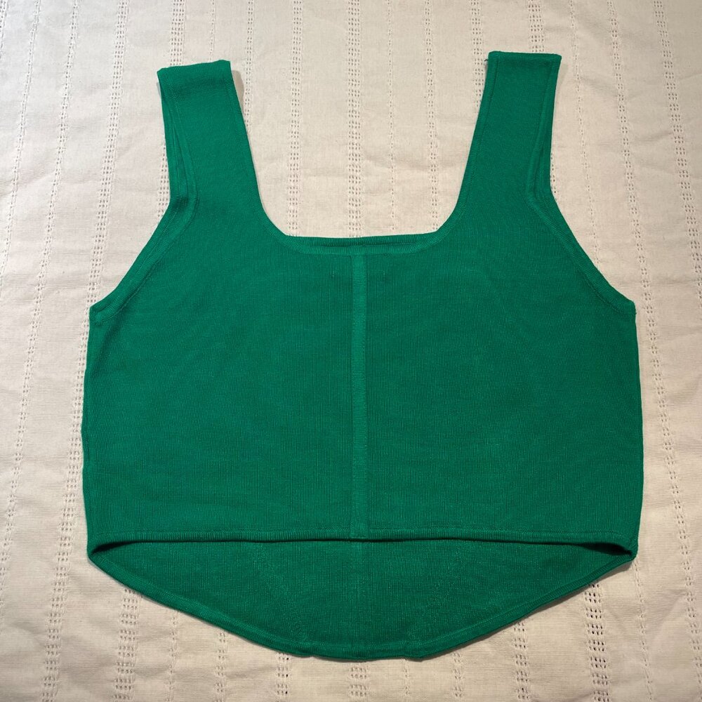 NEW Green crop top size XL